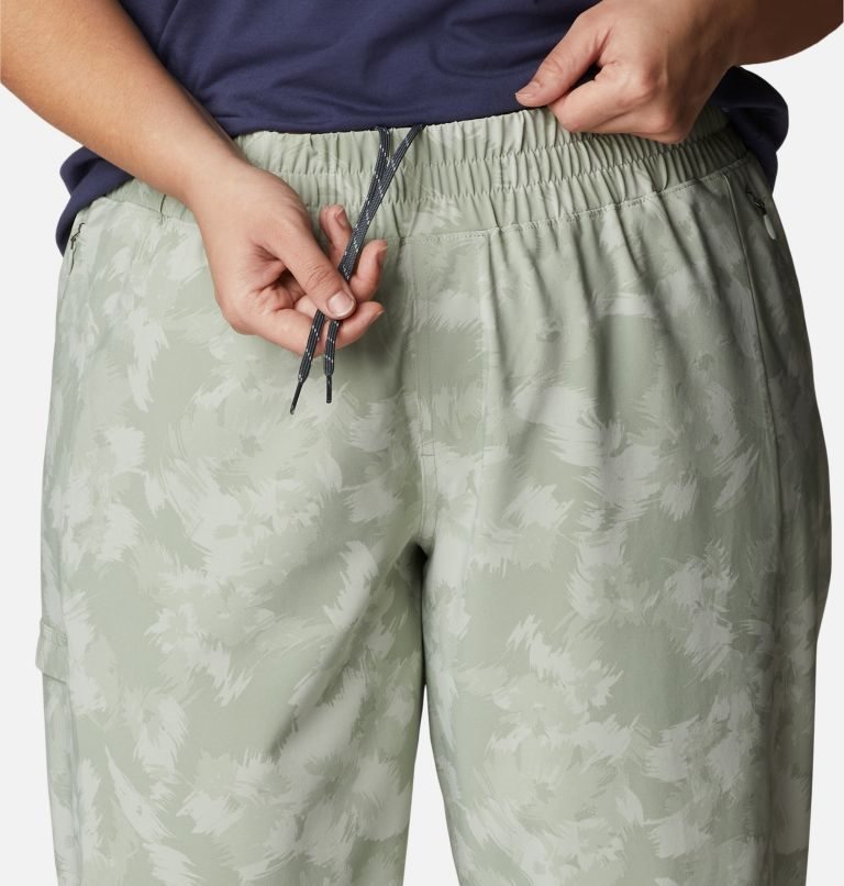 Pantaloni Jogger Columbia Pleasant Creek Dama Masline Verzi | Plus Size GQS1A0MZ9